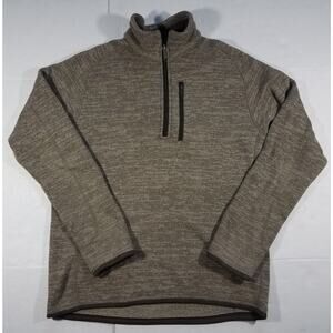 Patagonia Mens Brown Quarter Zip Pullover Sweatshirt no tag see measurements